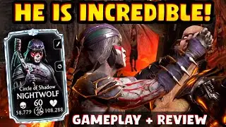 MK Mobile. Я играл за Ночного Волка из Circle of Shadow, и он просто ПОТРЯС! Эпический геймплей +...