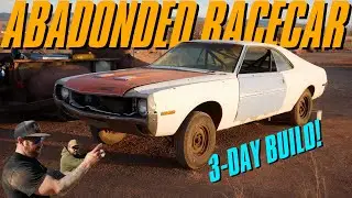 3 DAYS To Build an ABANDONED RACEAR with Pole Barn Garage!