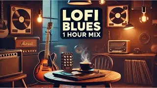 LoFi Blues Vibes ☕ | 1 Hour of Smooth LoFi Music to Study, Relax or Feel