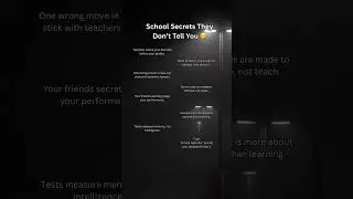 School Secrets They Don't Tell You 🤫#shorts #facts #school