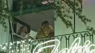 #frandeazuaga LLEGADA DE LOS REYES MAGOS AL AYUNTAMIENTO Y LANZAMIENTO DE BALONES