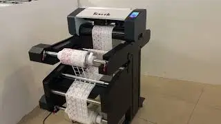 Roll to roll Label Cutting machine #printing #cuttingplotterdealer