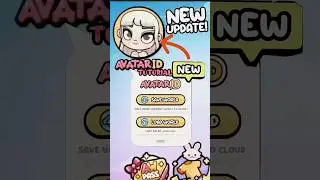 Avatar World New Update Tutorial Avatar ID #avatarworld #pazu #pazugames #shorts