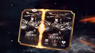Mortal Kombat X (iOS) - Dark Raiden Challenge - Battle 5: Dark Raiden Boss Fight (Hard Difficulty)