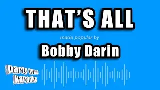Bobby Darin - That's All (Karaoke Version)