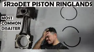 SR20 DET Piston Ring lands. ALWAYS BREAKING