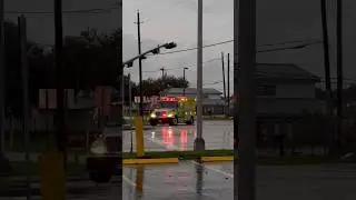 Miami-Dade Fire Rescue R63 responding
