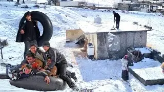 From the challenges of a snowy day for the family in the village to an exciting day