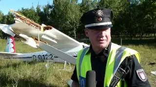 110628 Boberg Segelflugzeug beim Start abgest&uuml;rzt   Pilot schwer verletzt HD