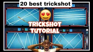 8 ball pool trickshot tutorial | The best Trickshot tutorial in 8 ball pool | part 1