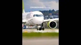 Takeoff RWY32 Zurich Airport 31.10.2023 #airbaltic #a220 #BCS3