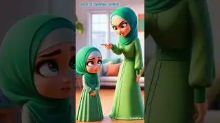 আয়েশাকে তার ভাই বকা খাওয়ালো | Islamic cartoon | cartoon |#shorts