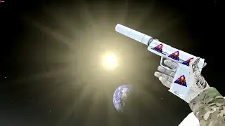 USP-S WHITEOUT + 4x Golden Web Foil |  STICKERS COMBO
