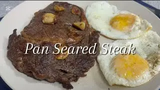 Easy and Quick Pan Seared Ribeye Steak Recipe