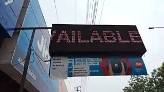 4 BY 2.5 FEET MULTI COLOUR LED DISPLAY BOARD INSTALL BY TECHON TEAM