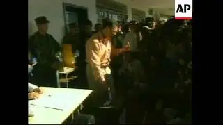 ECUADOR: VOTING BEGINS IN PRESIDENTIAL ELECTIONS
