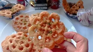 Recette Chbebek el jana🥰 🤩  شبابك الجنة أو حلوة الطابع من الحلويات التونسية الزمنية على طريقة ماما