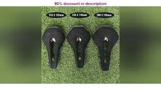 #RYET 3D Printed Full Carbon Bicycle Saddle 245mm *135/145/155mm Bike Saddle for MTB Gravel Road Bi