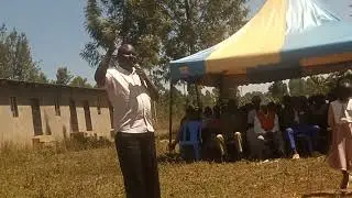 At baby Kyler Nyongesa's burial in Birunda 