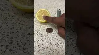 Craziest Lemon Battery Experiment Ever !!! 😱 #shorts