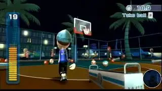 3-point contest highlight (Wii Sports Resorts basketball)