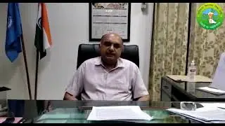 Honorable Chairman speech regarding instructions for HTET Exam -  2022