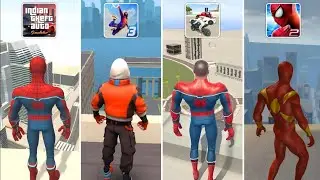 Spider-Man Jumping in Indian GTA Games 😱 #1