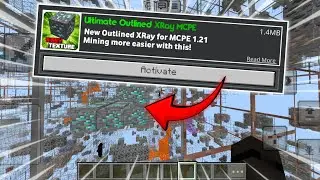 TEXTURE PACK X-RAY MCPE 1.21+ TERBARU 😱 || XRAY + NIGHT VISION MCPE TERBARU