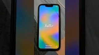 Apple iphone 13 welcome screen - 