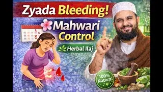 Zyada Bleeding Ka Qudrati Ilaj | Heavy Periods Natural Herbal Treatment | Hakeem Bilal