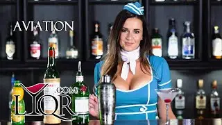Liqr - How to Make an Aviation Cocktail with Franchesca!