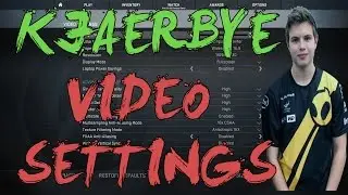 CSGO: dignitas Kjaerbye video settings 2016