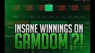 HITTING GREEN ON GAMDOM! (CODE:qzarcade)