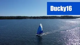 Inflatable sailing catamaran Ducky16 new design / Надувний вітрильний катамаран / Надувной катамаран