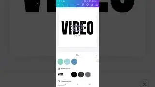 Canva design Inspo : How to make animated slicing text using canva mobile !!!