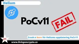 LivingOnCrypto | Helium | Fail f&ouml;r Heliums uppdatering PoCv11