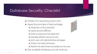 Oracle Database security