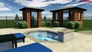 Backyard Spa and Sauna Combo - Fiberglass Spa Design