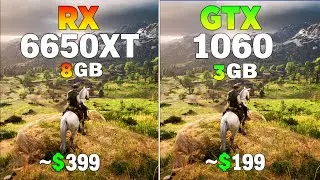 RX 6650 XT vs GTX 1060 - Test in 8 Games