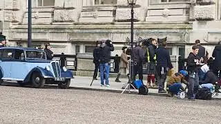 Filming of new period comedy, Fackam Hall written by Jimmy Carr