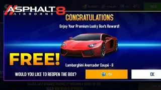 Unlocking The Lamborghini Aventador For FREE With Premium Box | Asphalt 8 Airborne