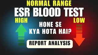 ESR test normal range | ESR report kaise padhe | High ESR in blood test means
