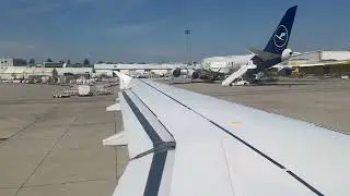 Lufthansa Airbus 319 (D-AILD) Taxi + Takeoff Frankfurt Airport (EDDF) LH52