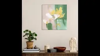 Abstrakt Blumen Malen Acryl für Anfänger/Easy Abstract Floral Painting in Real Time/MariArtHome
