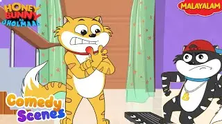 Honey Bunny Comedy Scenes | Cartoon For Kids | Compilation-81 | YO Kids Malayalam | S21