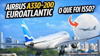 QUE AERONAVE! DOMING&Atilde;O AGUARDANDO O AIRBUS A330-200 DA EUROATLANTIC NO AEROPORTO DO RECIFE.