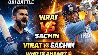 Virat Kohli vs Sachin Tendulkar ODI Comparison 🔥 | Who Is Ahead?