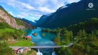 best mountain and river scenery