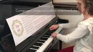 Deck the Hall Intermediate Piano Arrangement by Wendy Stevens