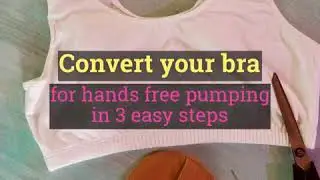 SewIn&trade; DIY Hands Free Pumping Bra